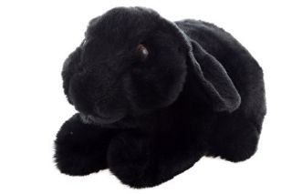 Obrázek z Králík černý plyš 22cm ECO 